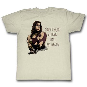 Conan Mens S/S T-Shirt - Somebody - Solid Natural