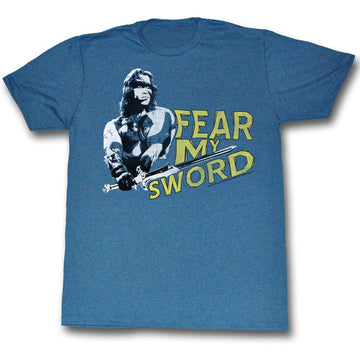 Conan Mens S/S T-Shirt - Mine Is Better - Heather Pacific Blue Heather