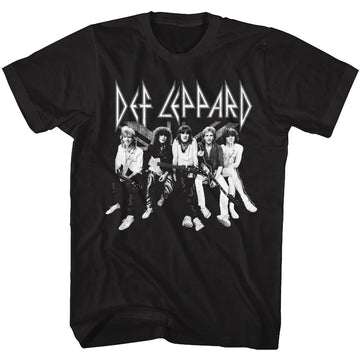 Def Leppard Mens S/S T-Shirt - Deflep - Solid Black