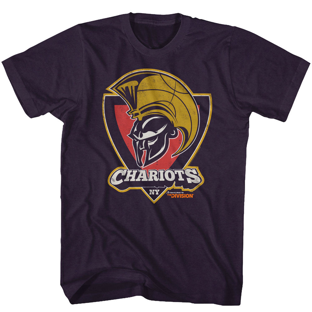 The Division Mens S/S T-Shirt - Chariots - Heather Blackberry Heather