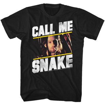 Escape From New York Mens S/S T-Shirt - Snek - Solid Black