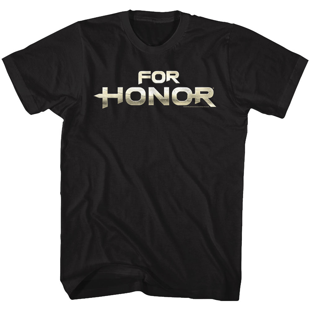 For Honor Mens S/S T-Shirt - For Honor Logo - Solid Black