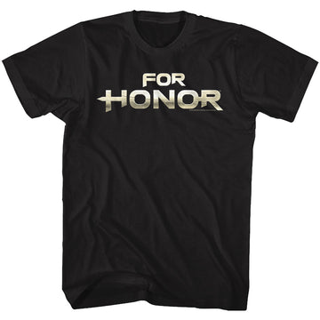 For Honor Mens S/S T-Shirt - For Honor Logo - Solid Black