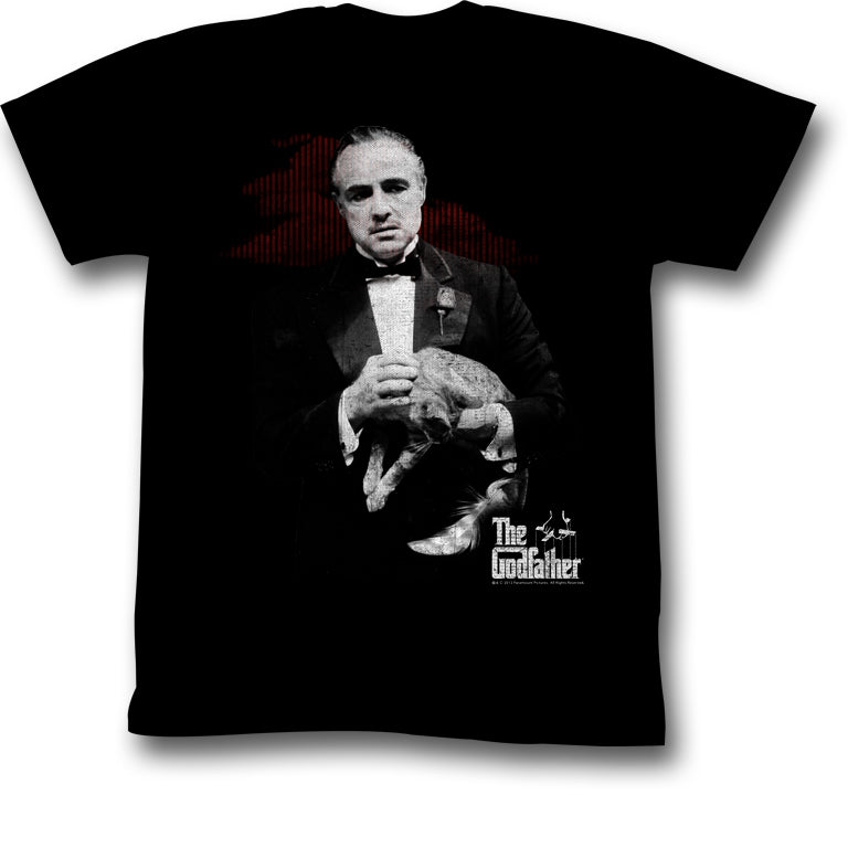 Godfather Mens S/S T-Shirt - Contemplation - Solid Black