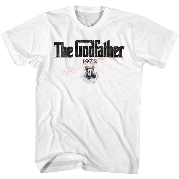 Godfather Mens S/S T-Shirt - 1972 - Solid White