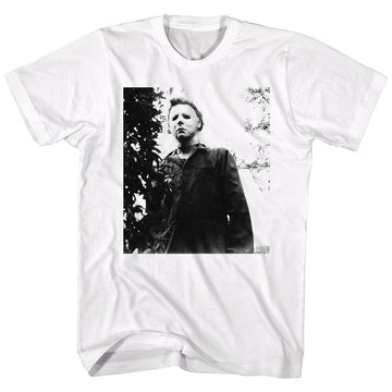 Halloween Mens S/S T-Shirt - Watching - Solid White