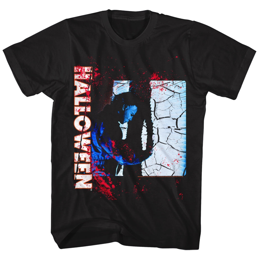 Halloween Mens S/S T-Shirt - Closet Doors - Solid Black