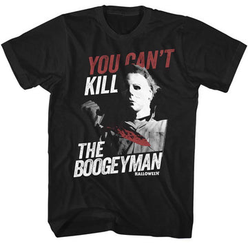 Halloween Mens S/S T-Shirt - Boogeyman - Solid Black