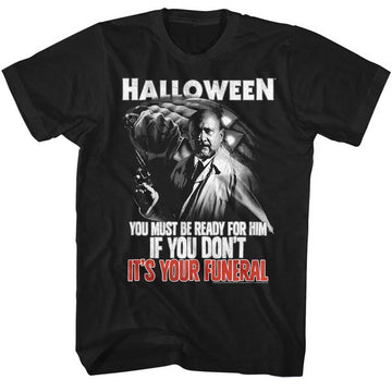 Halloween Mens S/S T-Shirt - Your Funeral - Solid Black