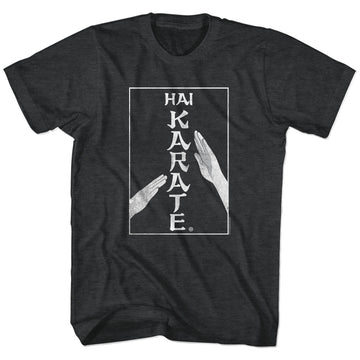 Hai Karate Mens S/S T-Shirt - Karate Chop - Heather Black Heather