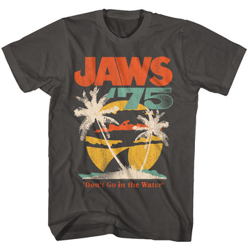 Jaws Mens S/S T-Shirt - Jaws75 - Solid Smoke