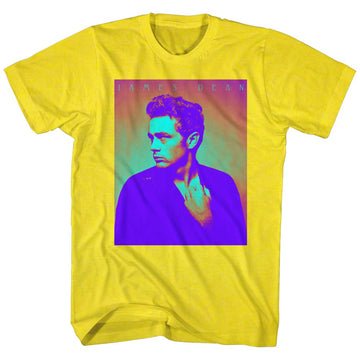 James Dean Mens S/S T-Shirt - Jj - Solid Yellow