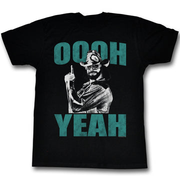 Macho Man Mens S/S T-Shirt - Number One - Solid Black