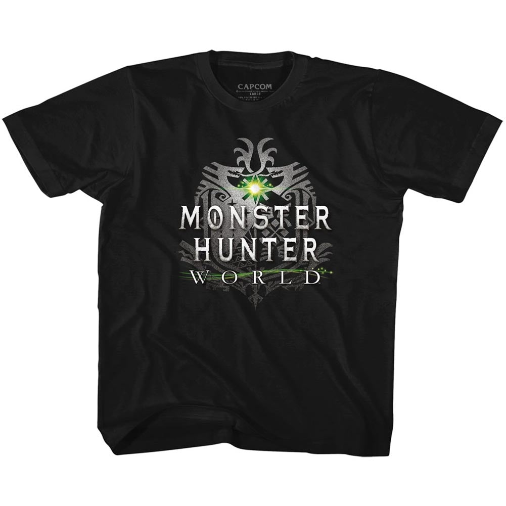 Monster Hunter Toddler S/S T-Shirt - Mhw Logo - Solid Black