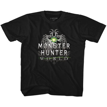 Monster Hunter Toddler S/S T-Shirt - Mhw Logo - Solid Black