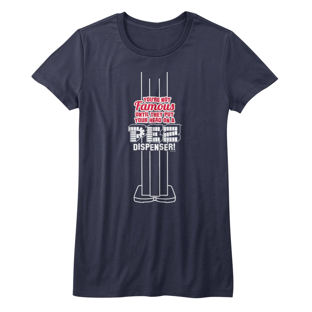 Pez Girls Juniors S/S T-Shirt - Famous - Solid Navy