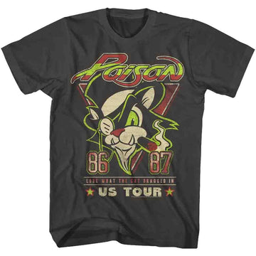 Poison Mens S/S T-Shirt - Poison Snake - Solid Smoke
