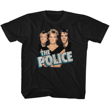 The Police Youth S/S T-Shirt - Boys'N'Blue - Solid Black