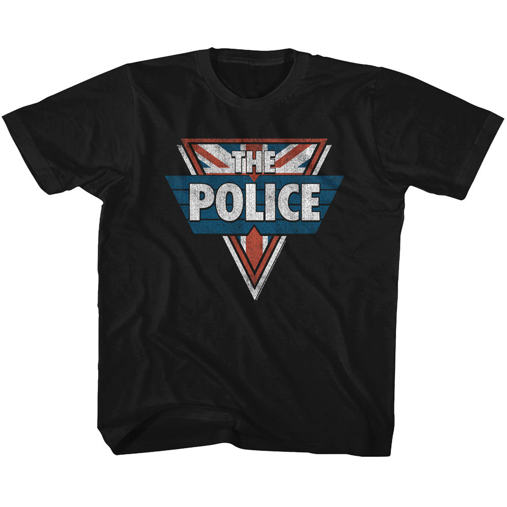 The Police Youth S/S T-Shirt - The Police - Solid Black