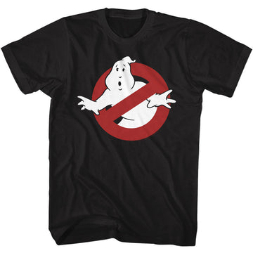 Real Ghostbusters Mens S/S T-Shirt - Symbol - Solid Black