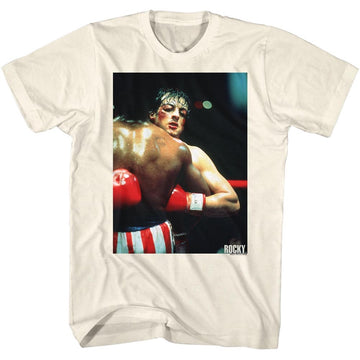 Rocky Mens S/S T-Shirt - Real Talk - Solid Natural