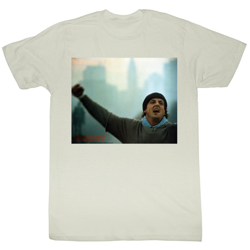 Rocky Mens S/S T-Shirt - Rky For The Indie Kids - Solid Natural