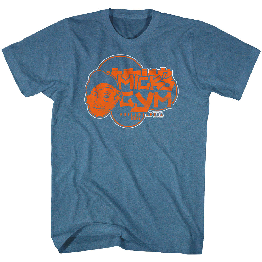 Rocky Mens S/S T-Shirt - Street Fighter 2 - Heather Pacific Blue Heather