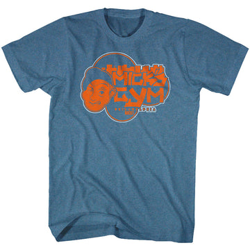 Rocky Mens S/S T-Shirt - Street Fighter 2 - Heather Pacific Blue Heather