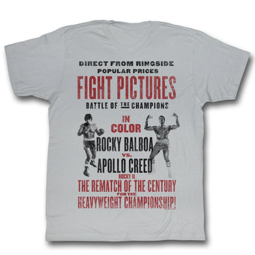 Rocky Mens S/S T-Shirt - Rematch - Solid Silver