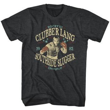Rocky Mens S/S T-Shirt - Southside Slugger - Heather Black Heather