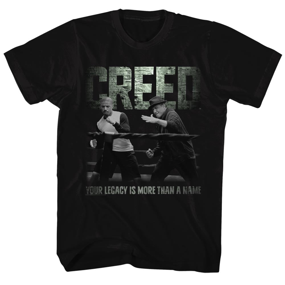 Rocky Mens S/S T-Shirt - Embrace The Legacy - Solid Black
