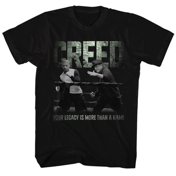 Rocky Mens S/S T-Shirt - Embrace The Legacy - Solid Black