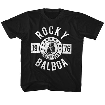 Rocky Toddler S/S T-Shirt - Boxing Club - Solid Black