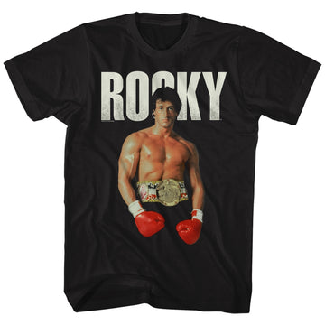 Rocky Mens S/S T-Shirt - Stand - Solid Black