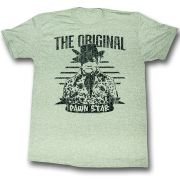 Redd Foxx Mens S/S T-Shirt - Original - Heather Gray Heather
