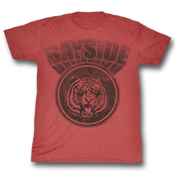 Saved By The Bell Mens S/S T-Shirt - Saved - Heather Red Heather