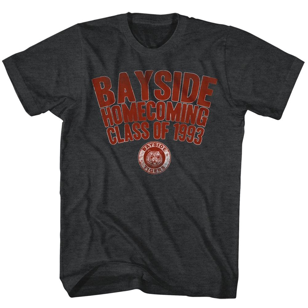 Saved By The Bell Mens S/S T-Shirt - Eleven - Heather Black Heather