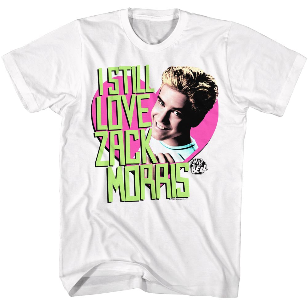 Saved By The Bell Mens S/S T-Shirt - Always - Solid White