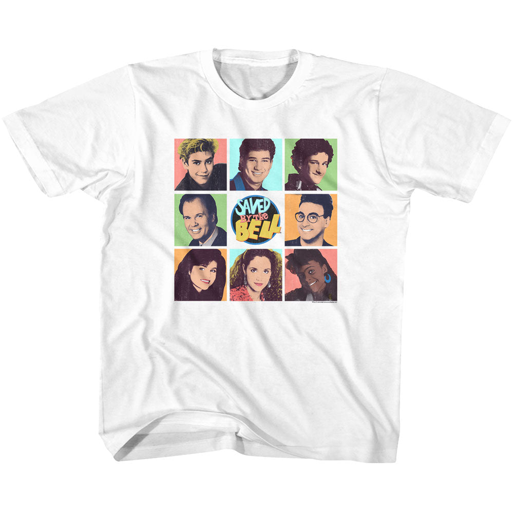 Saved By The Bell Toddler S/S T-Shirt - Savedbtb - Solid White