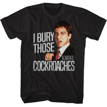 Scarface Mens S/S T-Shirt - I Bury - Solid Black