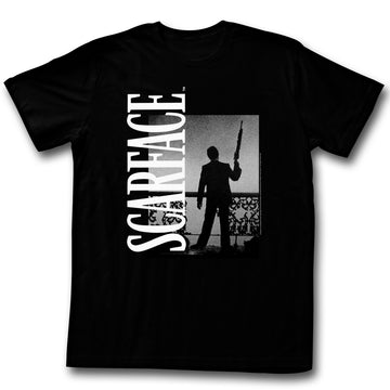 Scarface Mens S/S T-Shirt - DonāT - Solid Black