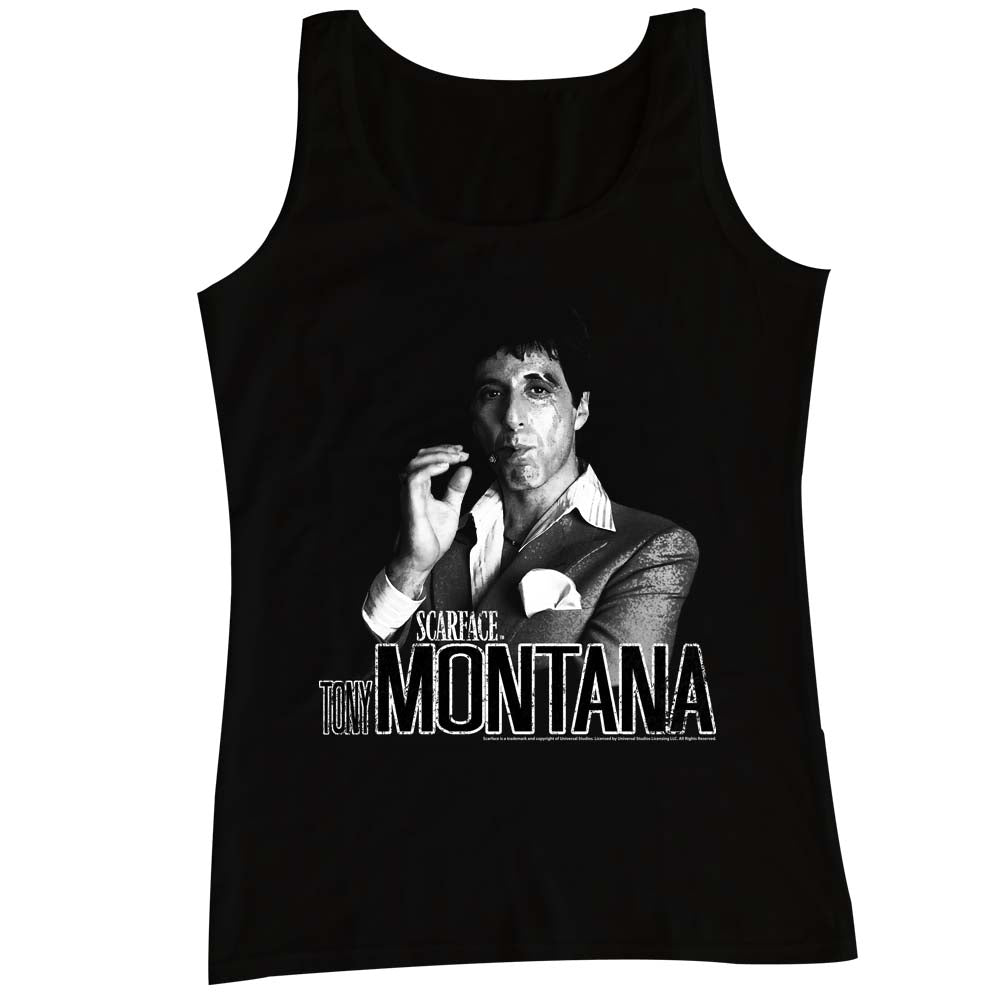 Scarface Mens  Tank - Tony Tank - Solid Black