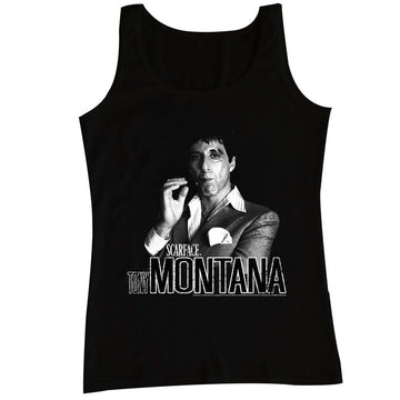 Scarface Mens  Tank - Tony Tank - Solid Black