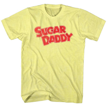 Tootsie Roll Mens S/S T-Shirt - Sugar Daddy - Heather Yellow Heather