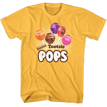 Tootsie Roll Mens S/S T-Shirt - Tootsie Pops - Solid Ginger