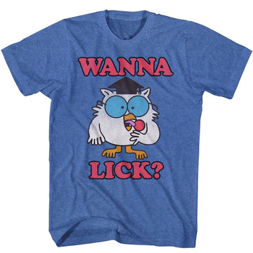 Tootsie Roll Mens S/S T-Shirt - Errdayimlickin - Heather Royal Heather