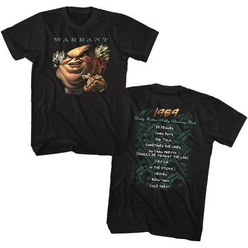 Warrant Mens S/S T-Shirt - Drfsr - Solid Black