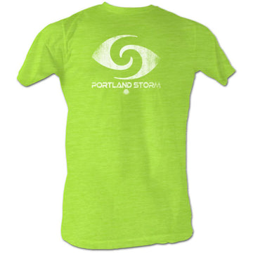 Wfl Mens S/S T-Shirt - Storm White - Heather Neon Mint Heather