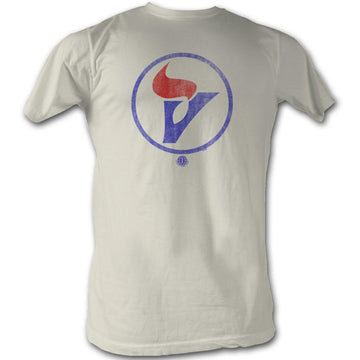 Wfl Mens S/S T-Shirt - Bhv - Solid Natural