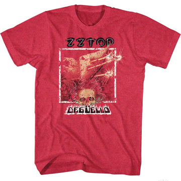 ZZ Top Mens S/S T-Shirt - Deguello - Heather Cherry Heather